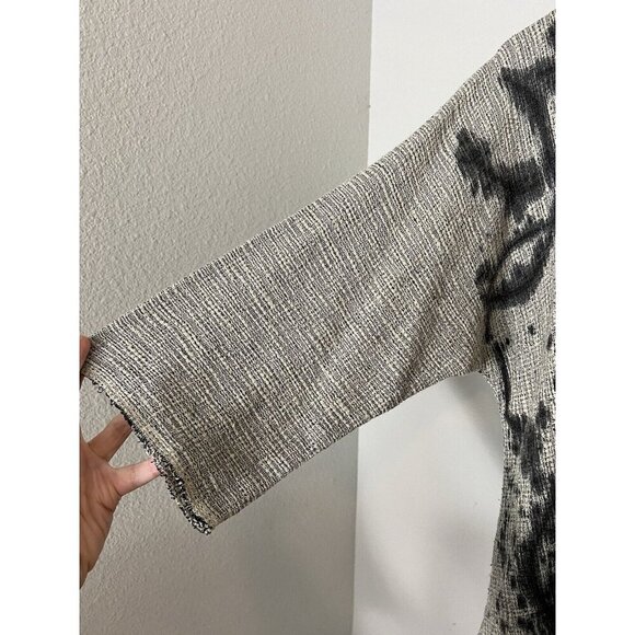 Monika Astara Joy Tunic Top Size Small Medium Gray Black - Picture 5 of 12